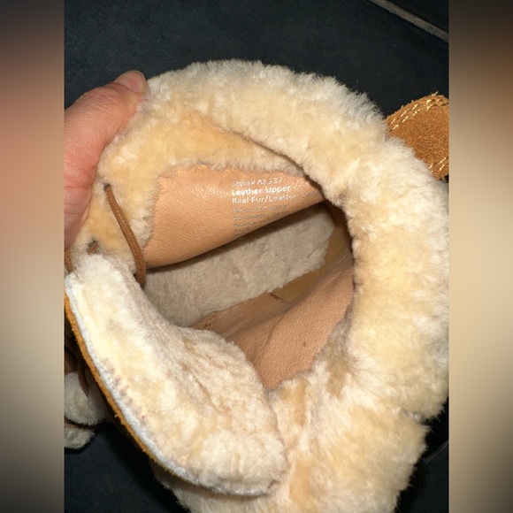 New  Genuine Shearling Suede Boots Size 7 Madewell “The Claire” Lace-Up - Picture 4 of 4